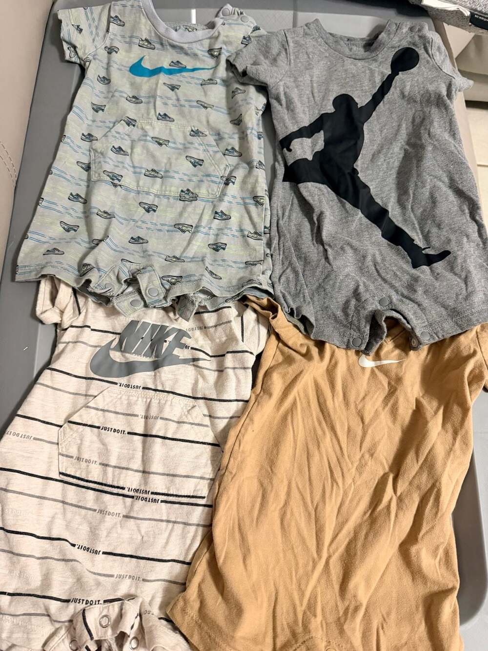 Nike Jordan Baby Romper Bundle Size Assorted Lot Of 4
